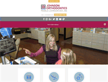 Tablet Screenshot of johnsonworldofsmiles.com